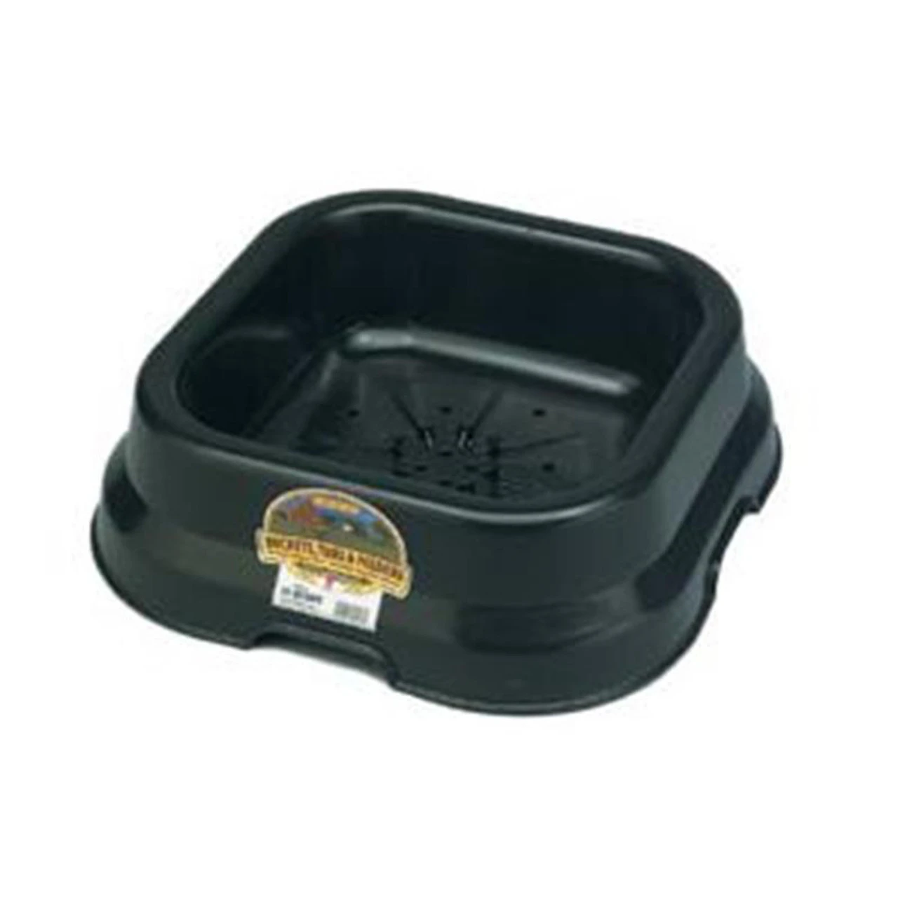 Miller Mfg. - 10-Quart Mineral Block Holder Pan - Black