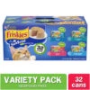 Purina Friskies Pate Variety Pack, Seafood Favorites - (32) 5.5 Oz