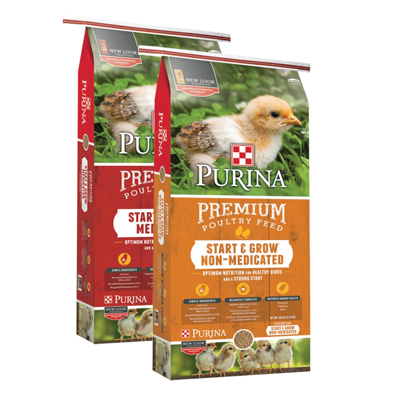 Purina Start-Grow Sunfresh Recipe Non-Medicated Crumbles 25lbs