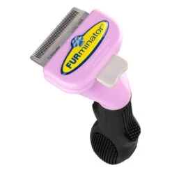 FURminator Small Long Hair Cat DeShedding Tool- Pink