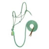 Weaver Leather- Silvertip No. 95 Average Rope Halter With 10' Lead Gray/Turquoise/Lime/Black