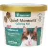 NaturVet Quiet Moments Calming Aid Plus Melatonin For Cats - 60