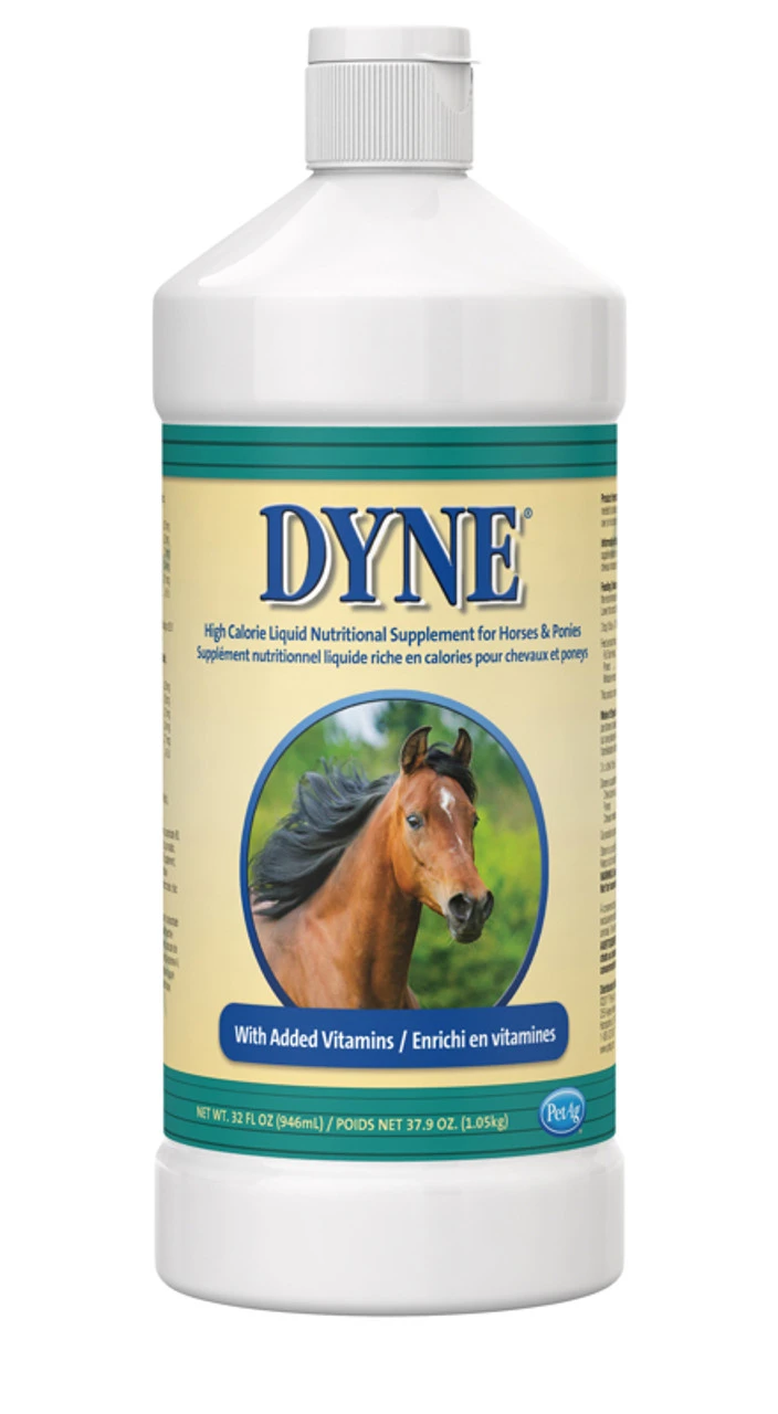 PetAg Dyne High Calorie Liquid Equine Supplement - 32 Oz.