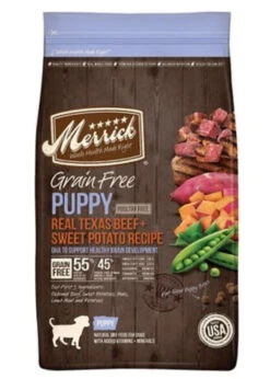 Merrick Real Beef & Sweet Potato Grain-Free Dry Puppy Food - 4 Lb.