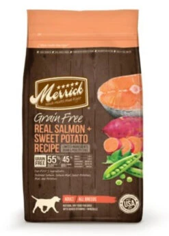 Merrick Grain-Free Salmon & Sweet Potato Dry Dog Food - 4 Lb. Bag
