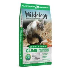 Wildology CLIMB Farm Raised Chicken & Turkey Cat Food - 15 Lb.