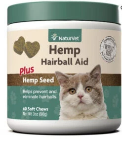 NaturVet Natural Hairball Aid Cat Gel 60 CT.