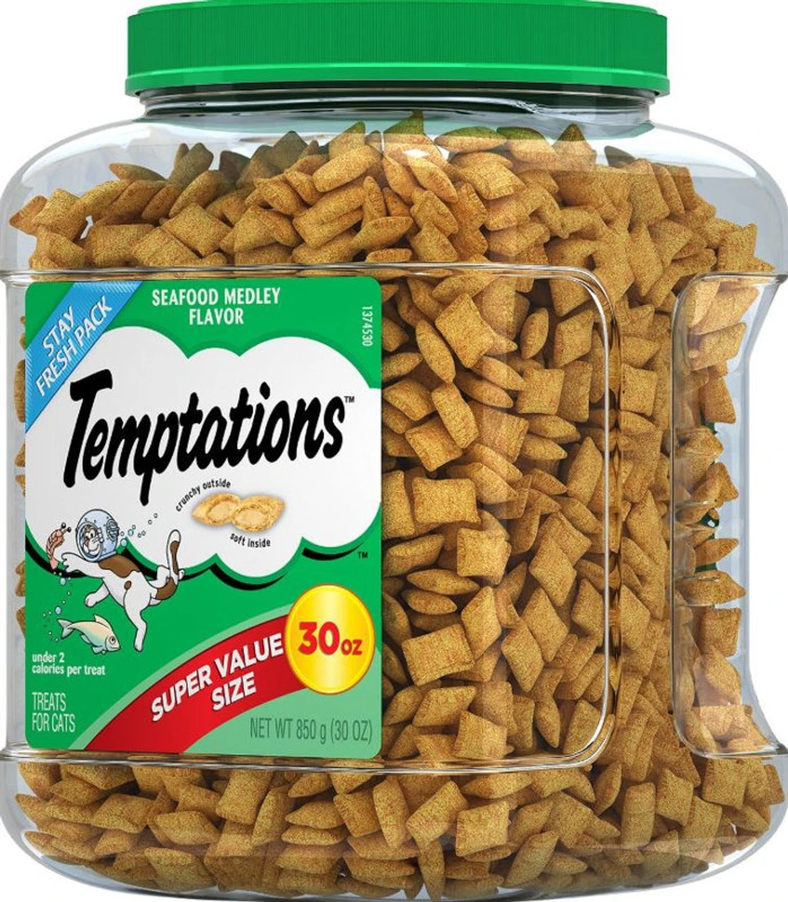 Whiskas Temptations Seafood Medley Cat Treats 30 OZ.