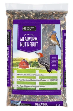 Red River Mealworm, Nut & Fruit Blend- 8lb