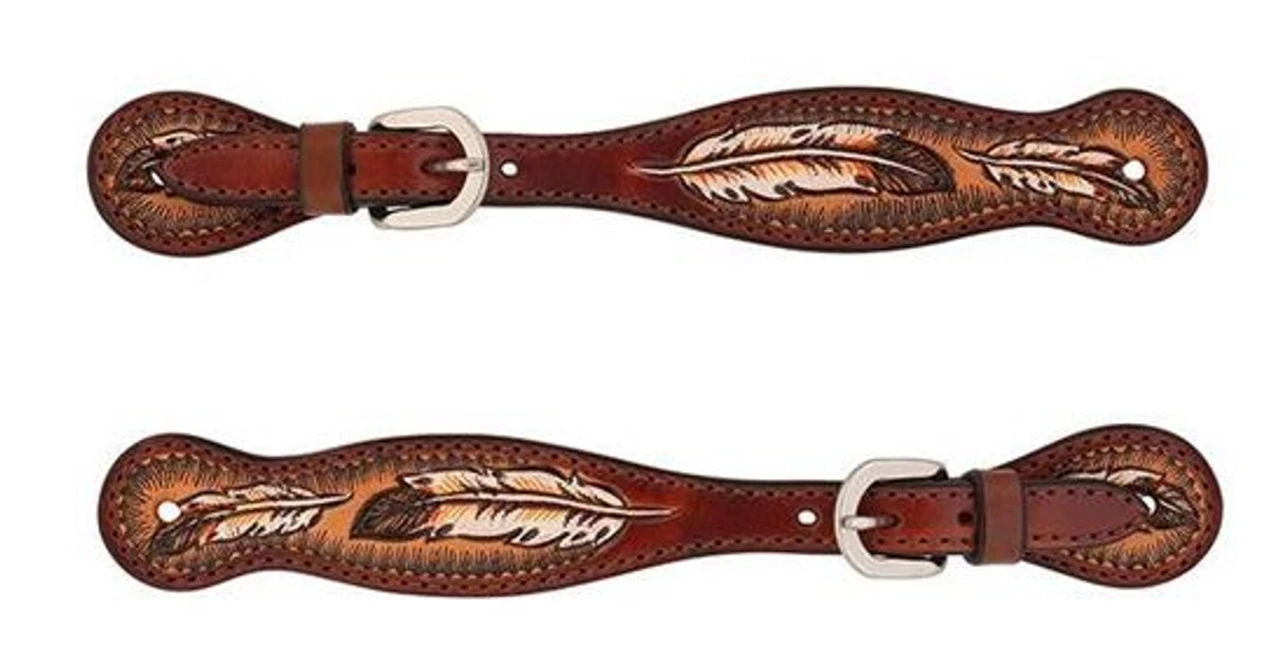 Weaver Leather Cross Coco Feather Ladies' Spur Straps