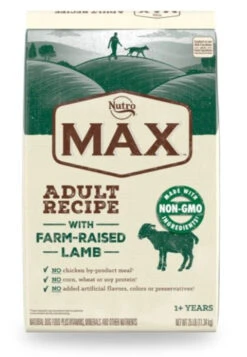 Nutro Max Adult Recipe With Farm Raised Lamb 25 Lb.