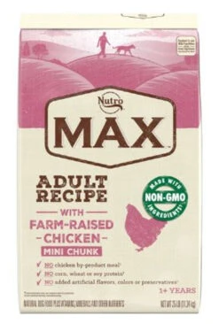 Nutro Max Adult Recipe Small Bite With Chicken 25 Lb.