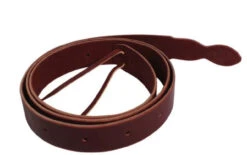 Professionals Choice Burgandy Harness Leather Cinch Tie Straps 1 3/4X72