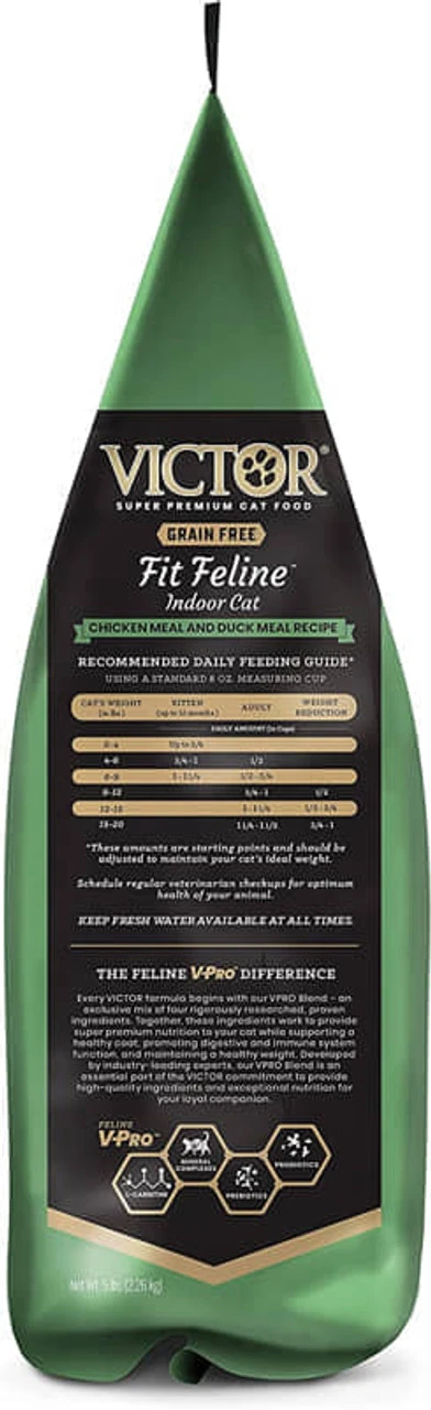 Victor Super Premium Cat Food Grain Free Fit Feline Dry Cat - Image 4