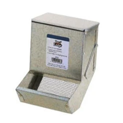 Miller Manufacturing 5-Inch Rabbit Feeder With Sifter And Lid