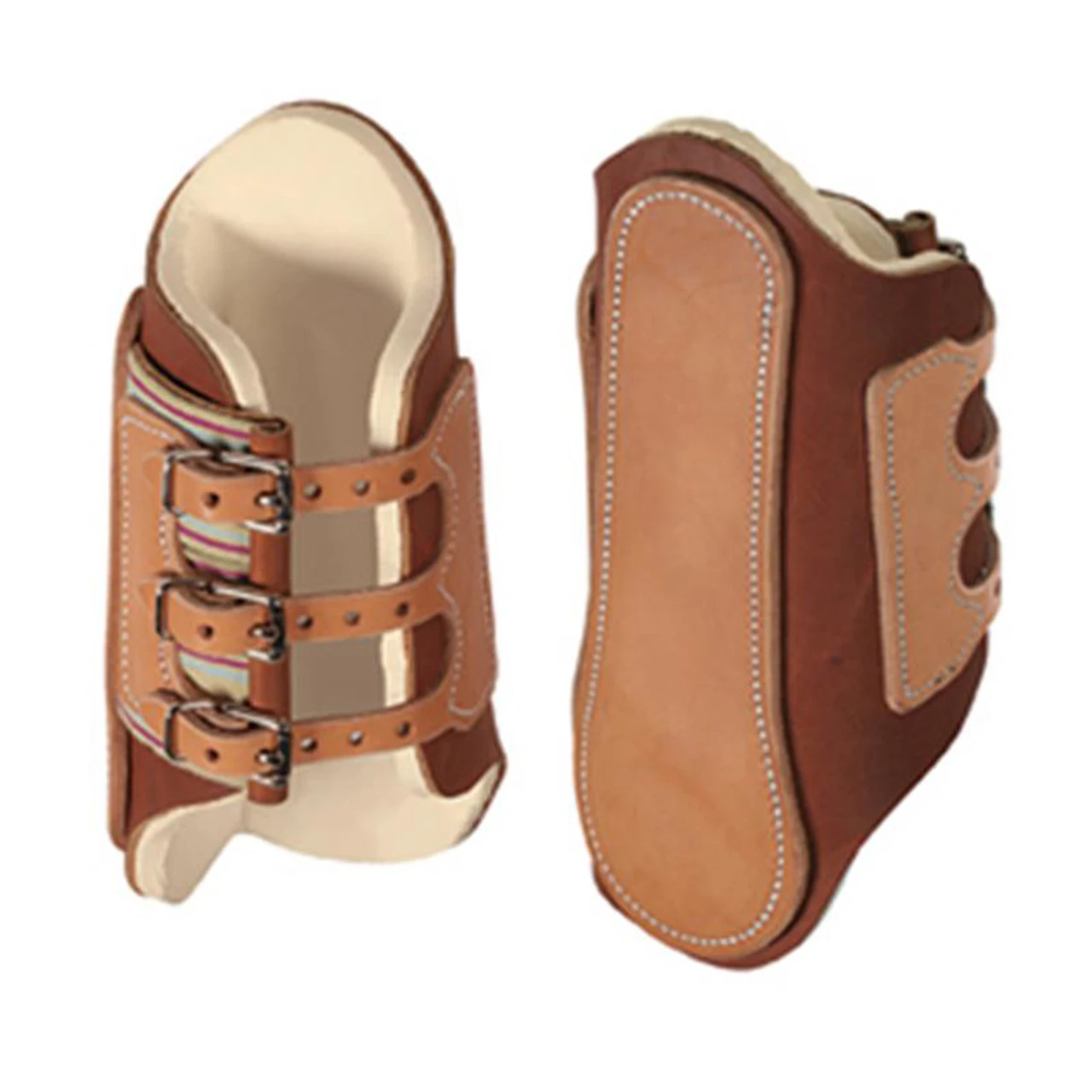 Weaver Leather Leather Splint Boots, Medium