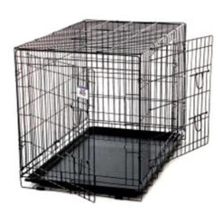 Main St. Pet X-Large Pet Lodge Double-Door Wire Pet Crate - Black