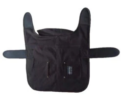 Crazy Cowboy Black Canvas Dog Coat